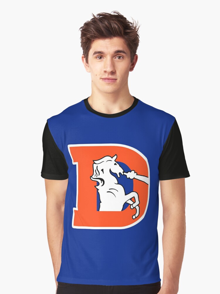 Vintage Denver Broncos Mascot Essential T-Shirt for Sale by keplicon1789