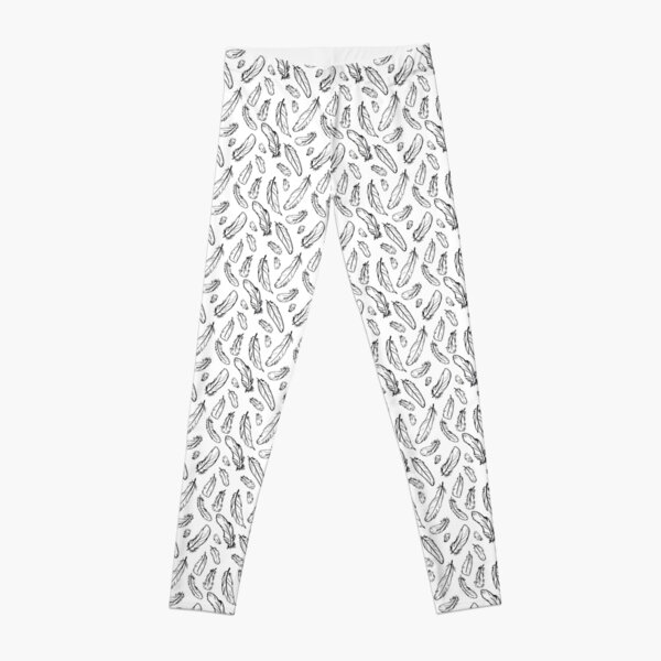 Feather Pattern Leggings
