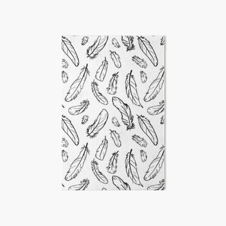 Feather Pattern Art Board Print