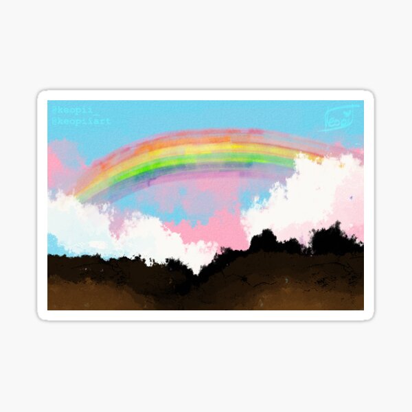 Item preview, LGBT Paintings - Pride Flag designed and sold by Keopiiart.