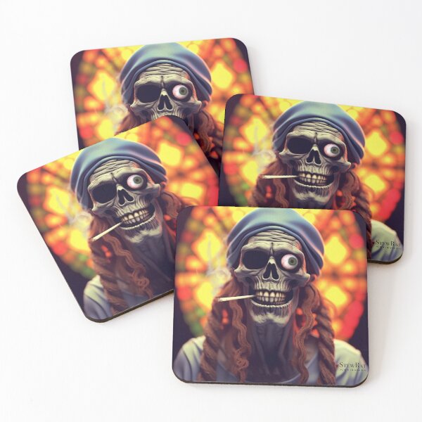 Item preview, Rasta Skull / Rasta Far Eye designed and sold by StewRat.