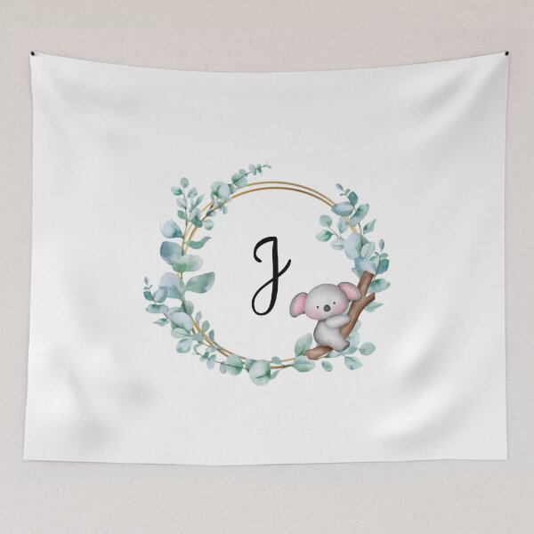 Item preview, Monogram Letter J | Koala Design designed and sold by JustSeasons.