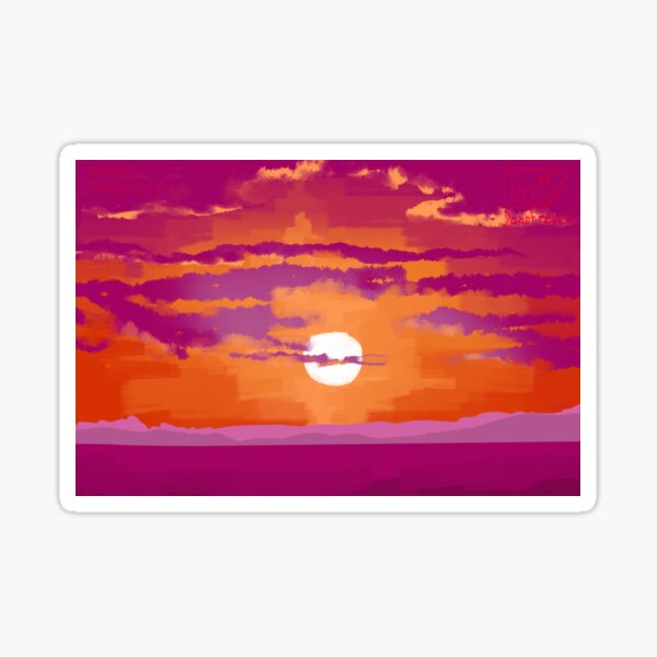 Item preview, LGBT Paintings - Lesbian Flag designed and sold by Keopiiart.