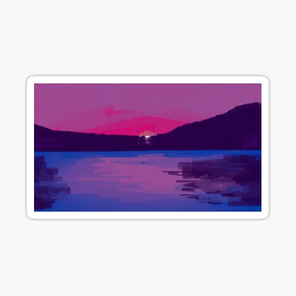 Item preview, LGBT Paintings - Bisexual Flag designed and sold by Keopiiart.
