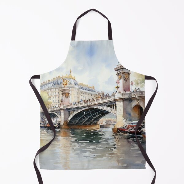 Item preview, A Watercolor Design of the Alexander III Bridge - Paris - France designed and sold by Sketch-Shack.