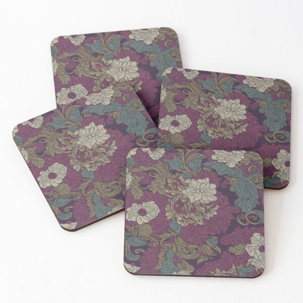 Item preview, Baroque Botanical Beauty : Purple, Green, Swirls designed and sold by Dshoppin.