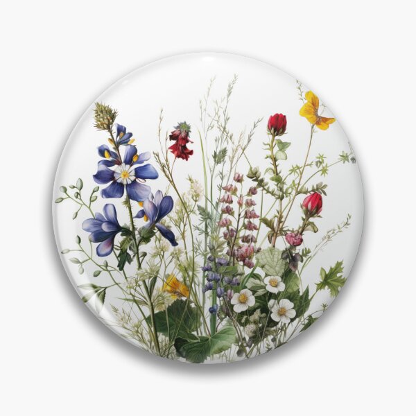 Item preview, Wild Flowers Botanical Flower Nature designed and sold by ArtFromBeyond.