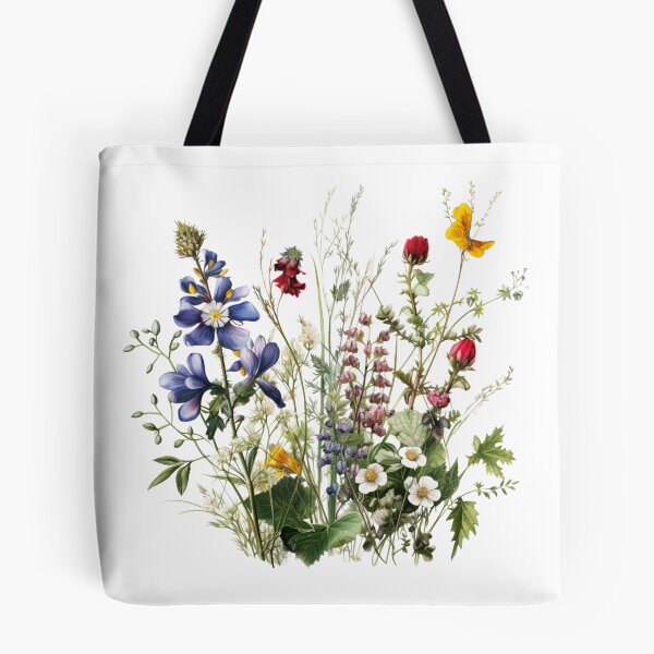 Item preview, Wild Flowers Botanical Flower Nature designed and sold by ArtFromBeyond.
