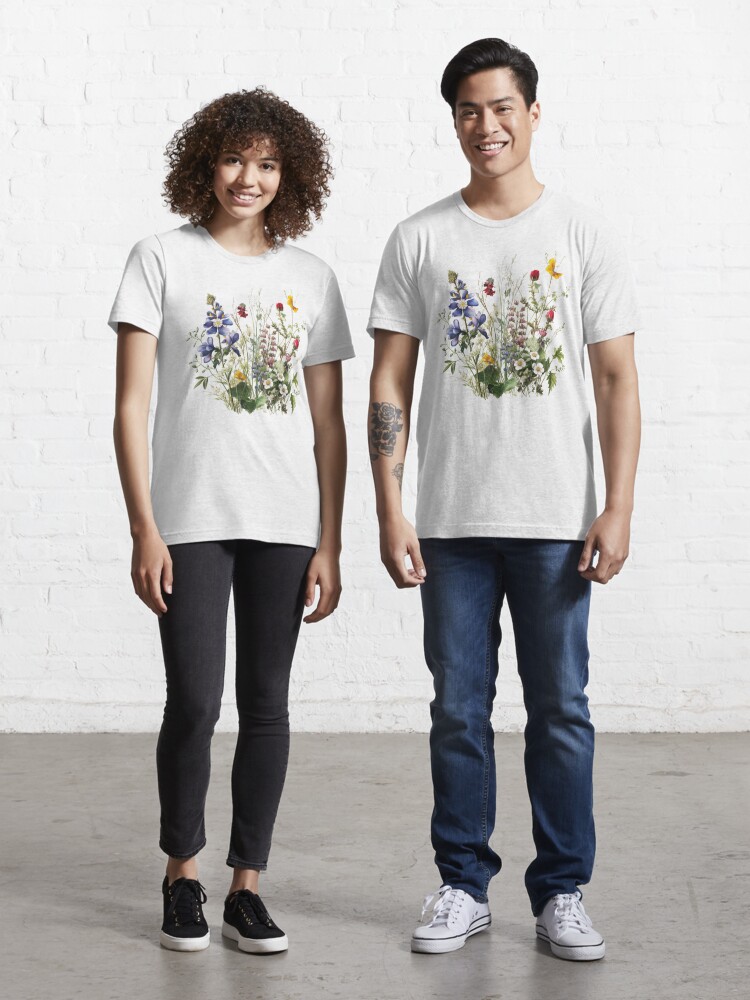 Wild Flowers Shirt Wildflower Tshirt Floral Shirt Botanical Shirt