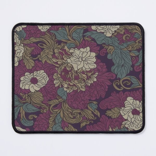 Item preview, Baroque Botanical Beauty : Purple, Green, Swirls designed and sold by Dshoppin.
