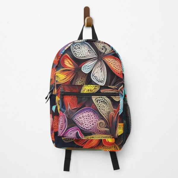 Item preview, Stunning Multi-Colored Butterflower Design - Nature Art Print designed and sold by TribalNative.