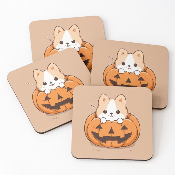 Item preview, Puppy in a pumpkin designed and sold by etherElric.