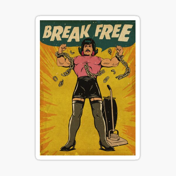 Break Free Sticker