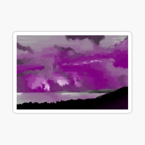 Item preview, LGBT Paintings - Asexual Flag designed and sold by Keopiiart.