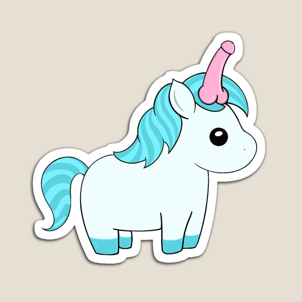 Dickhead Unicorn Magnet for Sale by LABrouwers | Redbubble