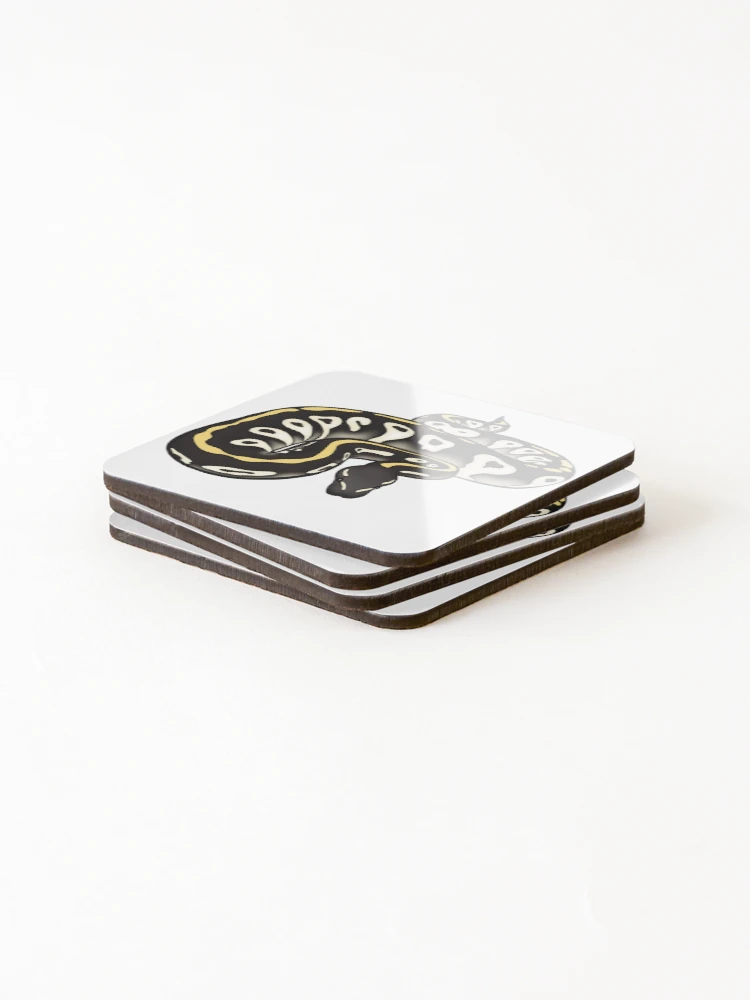 Thumbnail 4 of 5, Coasters (Set of 4), Ball python designed and sold by Loverlyskye.