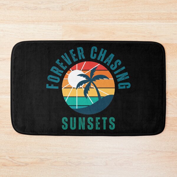 Item preview, Forever Chasing Sunsets, Adventure, Wanderlust, Wanderluster, Paradise, Palm Tree, Beach, Surf, Motivational Inspirational Design designed and sold by Mgibsonphoto.
