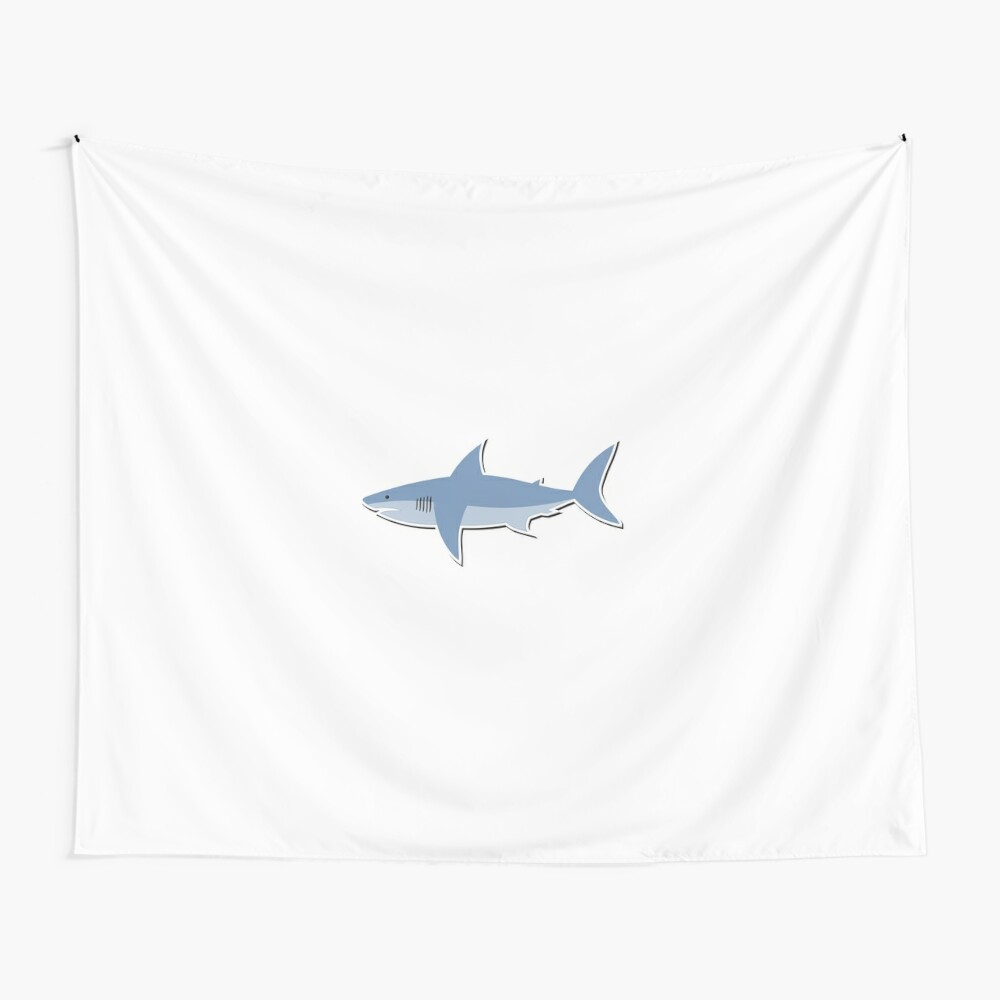 Great White Shark Retro Shark Icon Infant Toddler T-Shirt 6 Months / Black