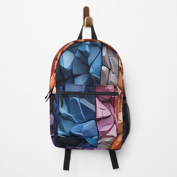 Item preview, Abstract composition using overlapping scagliola bricks designed and sold by WallWhimsyWorks.