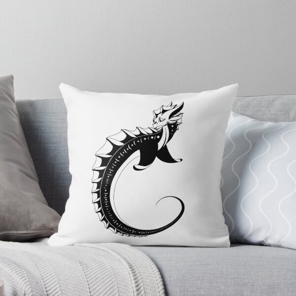 Item preview, Black and White Water Dragon designed and sold by galaxy-dragon.