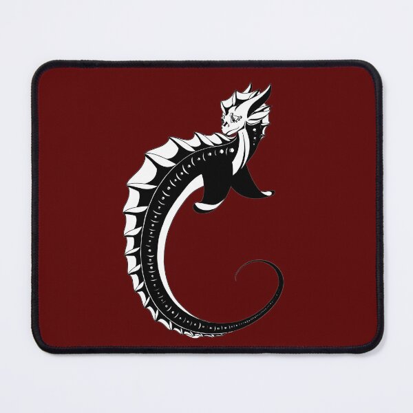 Item preview, Black and White Water Dragon designed and sold by galaxy-dragon.