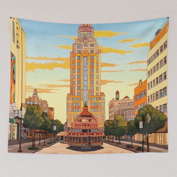 Item preview, Oklahoma City drawing designed and sold by ComicsFactory.