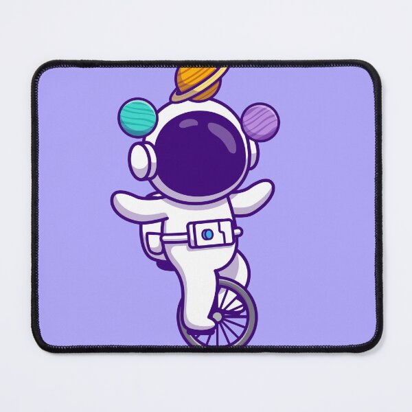 Item preview, AstroCycle Adventure: Cute Astronaut on Unicycle with Planets designed and sold by hjian8219.