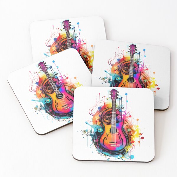 Item preview, Colorful Musical Instrument Guitar designed and sold by Ebuch007.