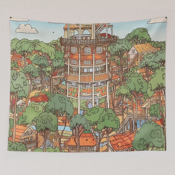 Item preview, Öland city drawing designed and sold by ComicsFactory.