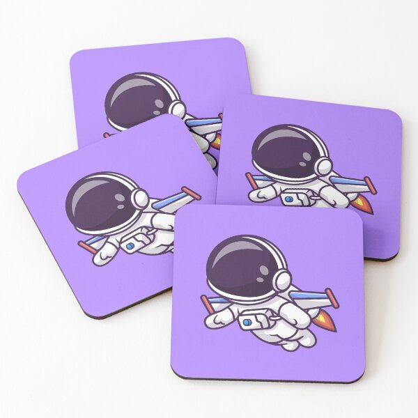 Item preview, Cosmic Rocket Ride: Cute Astronaut Soaring Through Space designed and sold by hjian8219.
