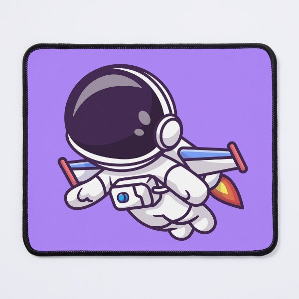 Item preview, Cosmic Rocket Ride: Cute Astronaut Soaring Through Space designed and sold by hjian8219.