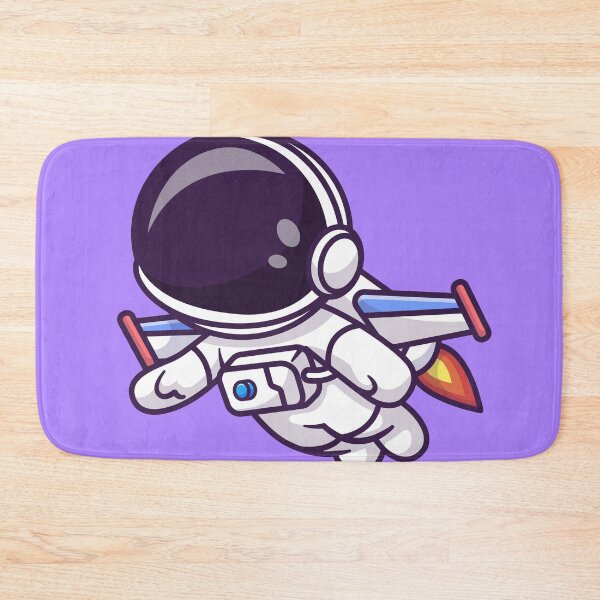 Item preview, Cosmic Rocket Ride: Cute Astronaut Soaring Through Space designed and sold by hjian8219.