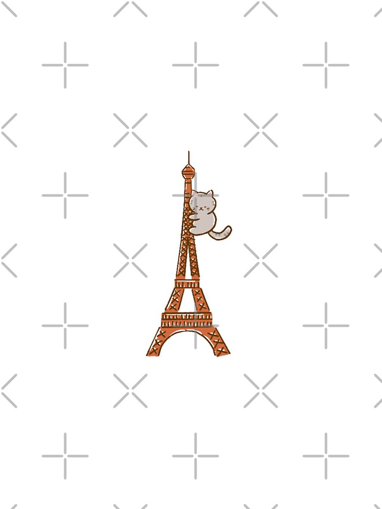 Disover Mochi is on Eiffel tower | iPhone Case