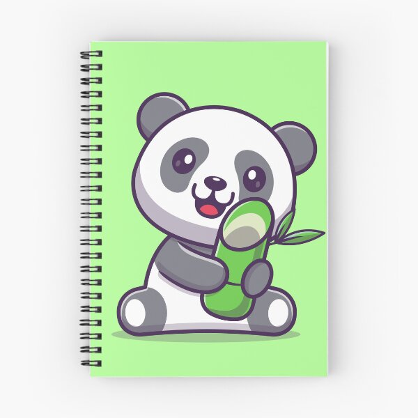 Item preview, Bamboo Bliss: Cute Panda Enjoying a Snack designed and sold by hjian8219.