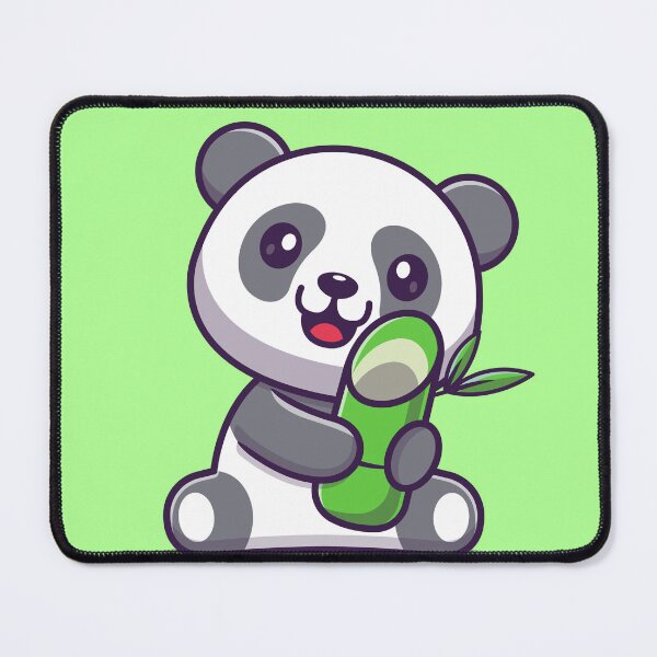 Item preview, Bamboo Bliss: Cute Panda Enjoying a Snack designed and sold by hjian8219.