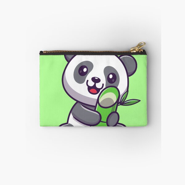 Item preview, Bamboo Bliss: Cute Panda Enjoying a Snack designed and sold by hjian8219.