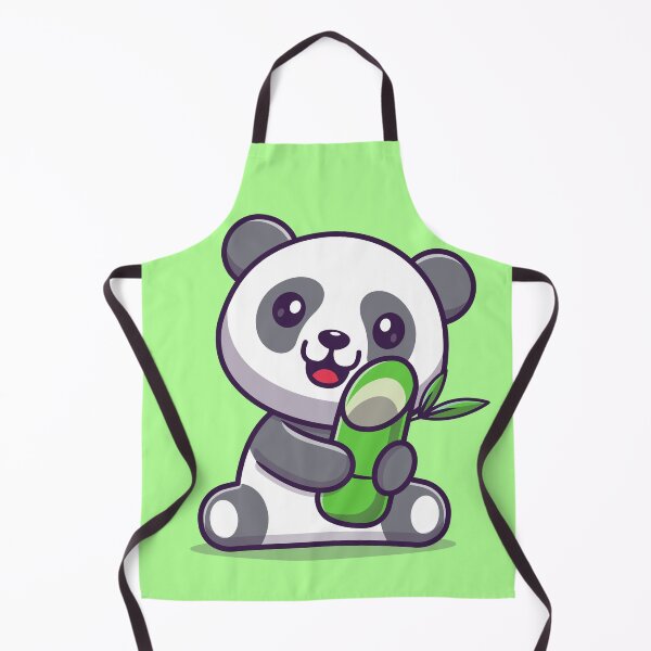 Item preview, Bamboo Bliss: Cute Panda Enjoying a Snack designed and sold by hjian8219.