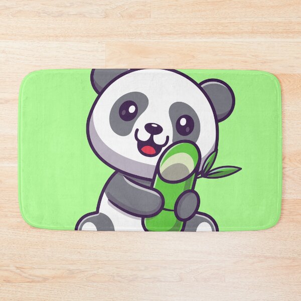 Item preview, Bamboo Bliss: Cute Panda Enjoying a Snack designed and sold by hjian8219.