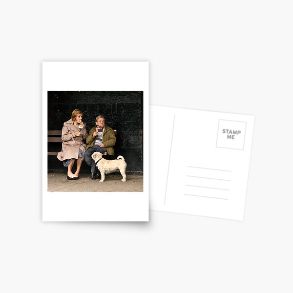 Candid at picnic in the park Postcard