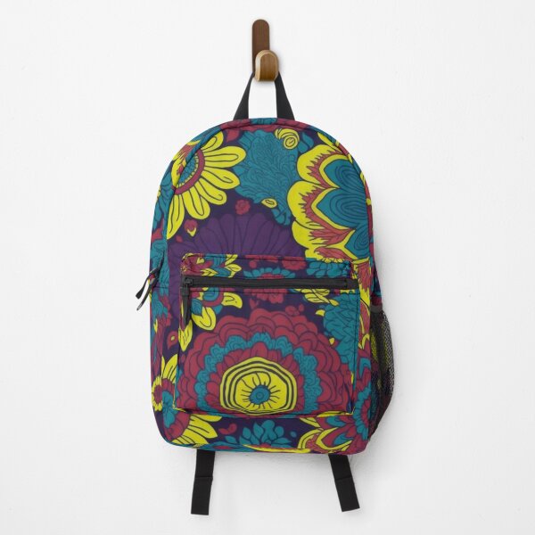 Item preview, Flower Power Colourful Flower Pattern designed and sold by druidwolfart.
