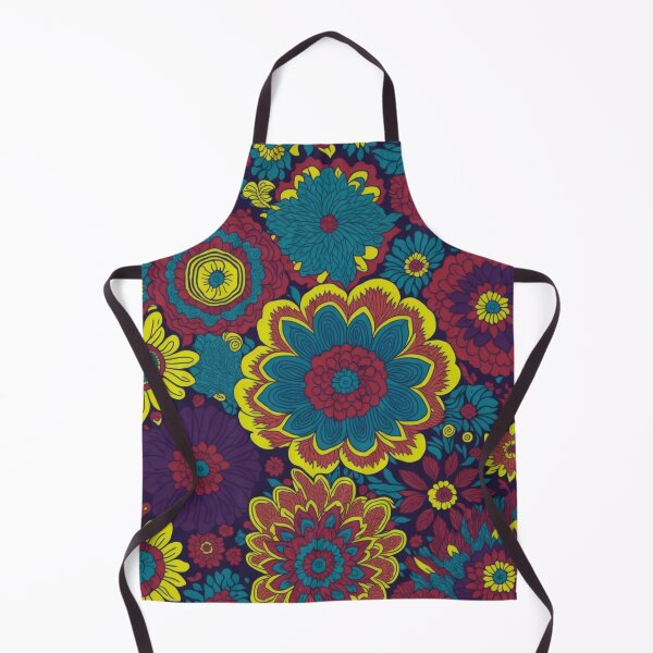 Item preview, Flower Power Colourful Flower Pattern designed and sold by druidwolfart.