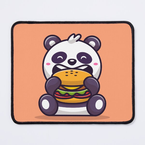 Item preview, Burger Bliss: Cute Panda's Tasty Treat designed and sold by hjian8219.