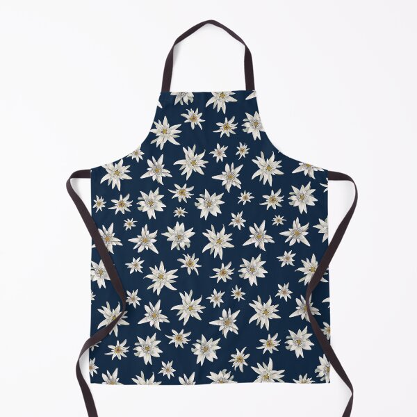 Item preview, EDELWEISS PATTERN-navy blue designed and sold by BEATRIZ ABAITUA.