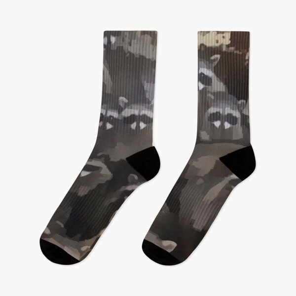 Item preview, Racoons in Trash Can Low Resolution Pixelated designed and sold by ChefTonyArt.