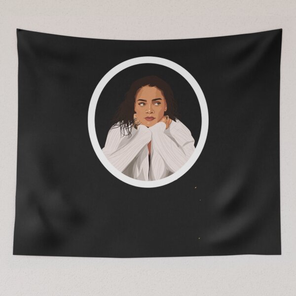 Item preview, Rihanna In Cartoon Potrait  designed and sold by GailRKallas.