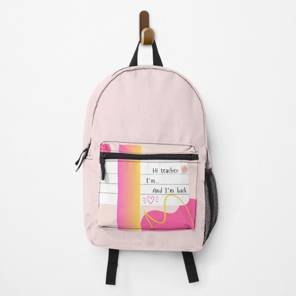 Item preview, Hi teacher, i'm (name) and i'm back designed and sold by Lyoubi.