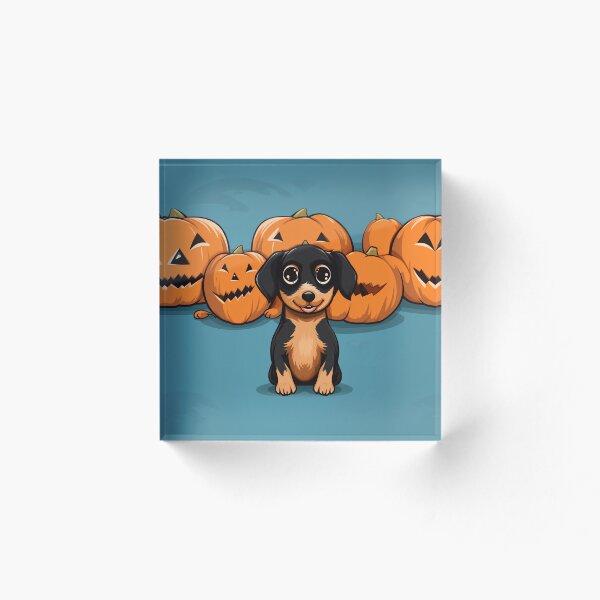 Item preview, Cute Dashaud Spooky Halloween Dog Pattern Seamless designed and sold by Digiversal.