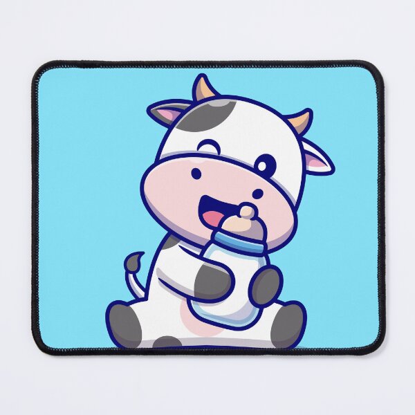 Item preview, Moo-ltitude of Cuteness: Charming Cow with Milk designed and sold by hjian8219.