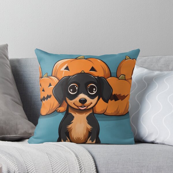 Item preview, Cute Dashaud Spooky Halloween Dog Pattern Seamless designed and sold by Digiversal.