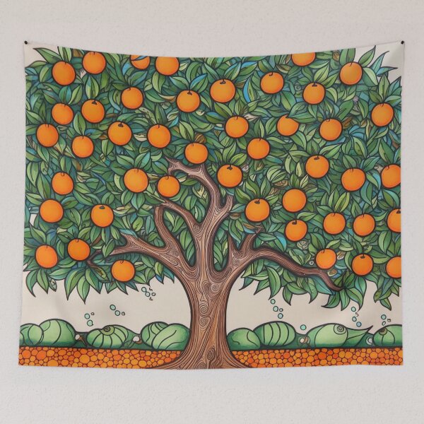 Item preview, Orange tree drawing designed and sold by ComicsFactory.